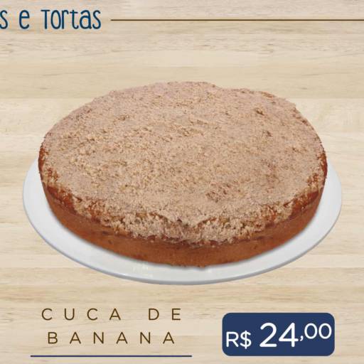 Cuca de Banana por Casa de Bolos Passo Fundo