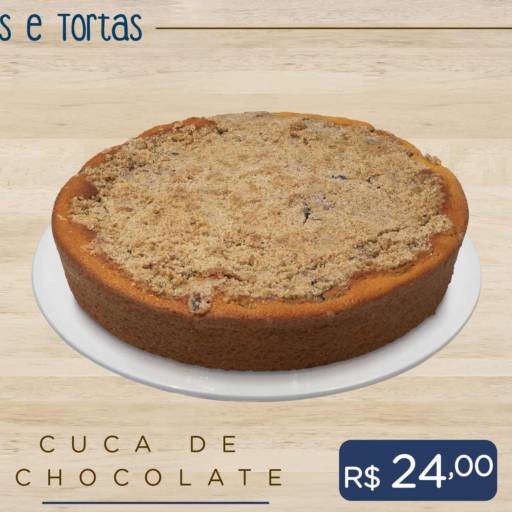 Cuca de Chocolate por Casa de Bolos Passo Fundo