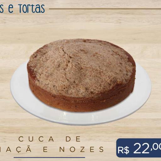 Cuca de Maçã e Nozes por Casa de Bolos Passo Fundo