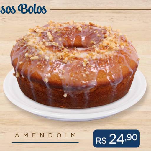 Comprar o produto de Bolo de Amendoim em Bolos Caseiros pela empresa Casa de Bolos  em Ponta Grossa, PR por Solutudo