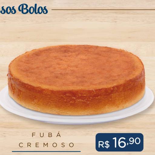 Bolo Fubá Cremoso