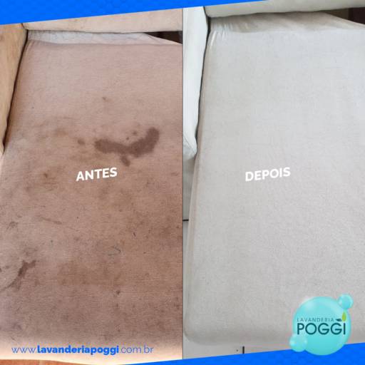 Higienização de Estofados por Lavanderia Poggi