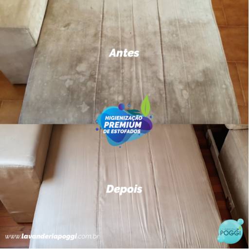 Higienização de Estofados por Lavanderia Poggi