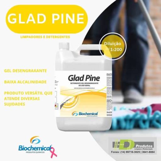 Comprar o produto de Glad Pine: Limpadores e Detergentes em Outros Produtos de Limpeza pela empresa D Produtos - Limpeza e Restauração em Barra Bonita, SP por Solutudo
