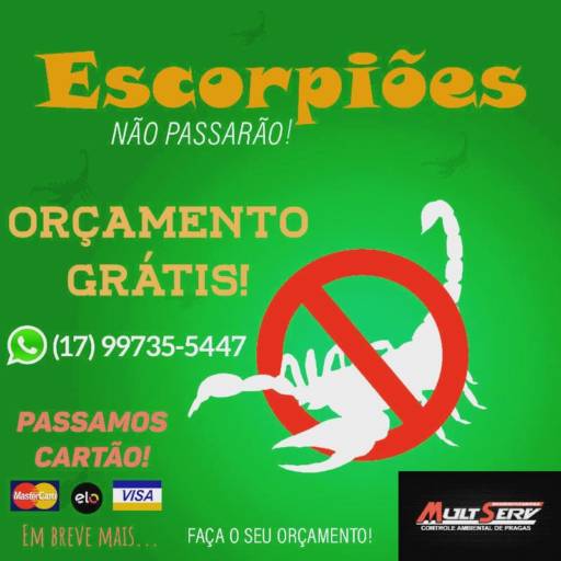 Controle de Escorpiões