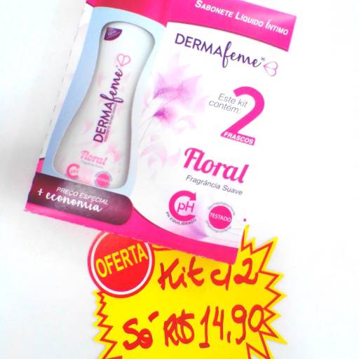 Dermafeme - Sabonete Líquido Intimo - Kit com 2