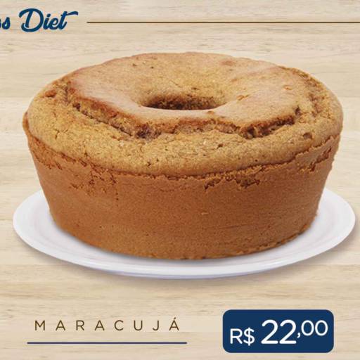 Bolo Diet de Maracujá