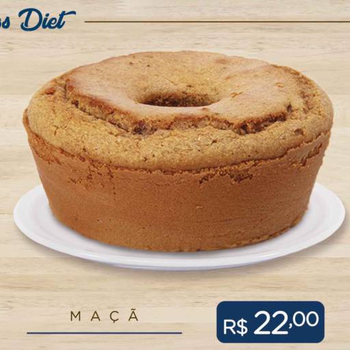 Bolo Diet de Maçã por Casa de Bolos Passo Fundo