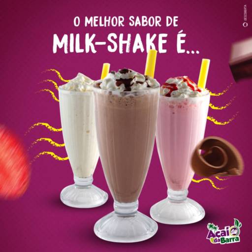 Comprar o produto de Milk Shakes em Sorvetes pela empresa Açaí da Barra - Pirituba  em São Paulo, SP por Solutudo