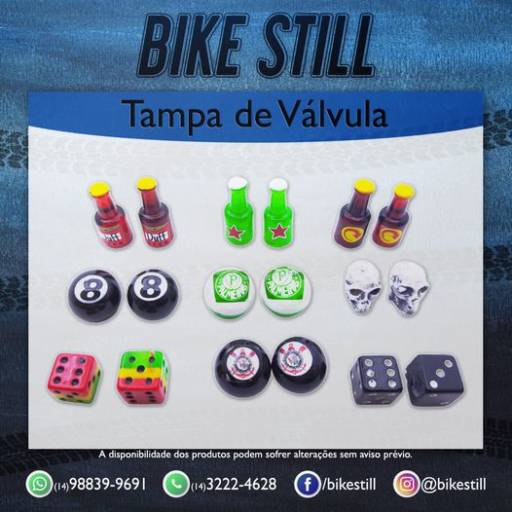 Tampa de Válvula por Bicicletaria Bike Still 