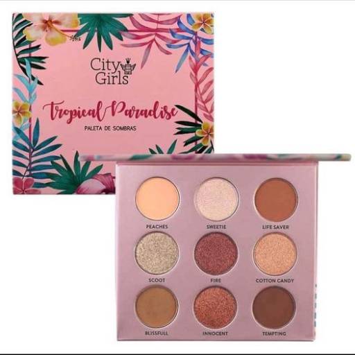 Paleta de sombra - City Girl  por Mônika Pasquarelli Cosméticos