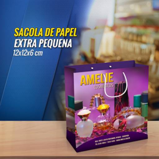 Sacola de Papel Extra Pequena