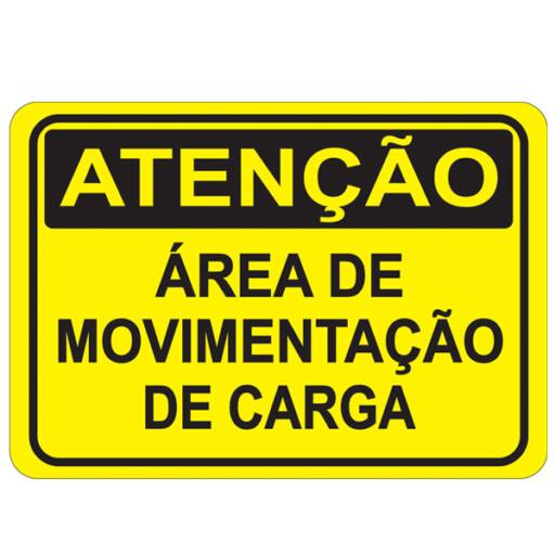 Placa de Atenção por Sinalplaca
