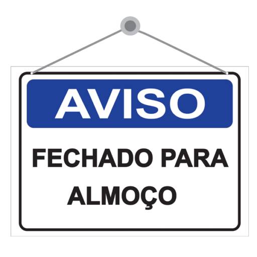 Placa de Aviso por Sinalplaca