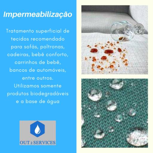 Impermeabilização  por Out 2 Services - Limpeza de Estofados 