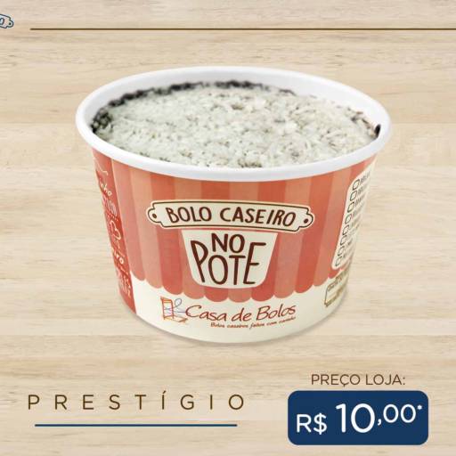 Bolo Caseiro no Pote de Prestígio por Casa de Bolos Passo Fundo