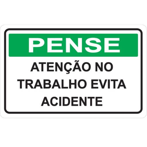 PLACAS DE PENSE por Sinalplaca