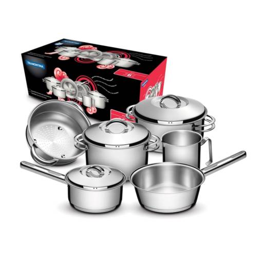 Conjunto de Panela Solar 6 peças Tramontina em Foz do Iguaçu, PR por Casa Vitória