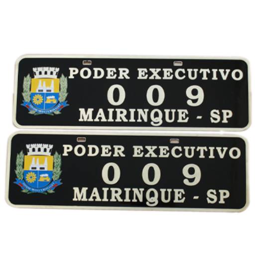 PLACA OFICIAL DE CARRO por Sinalplaca