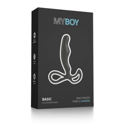 Estimulador de Próstata My Boy Basic - Preto por Amar Delivery