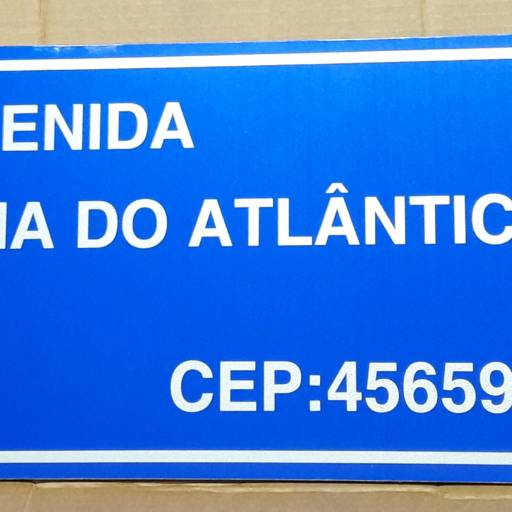PLACAS DE RUA por Sinalplaca