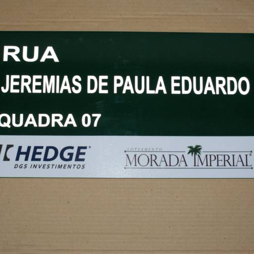 PLACAS DE RUA por Sinalplaca