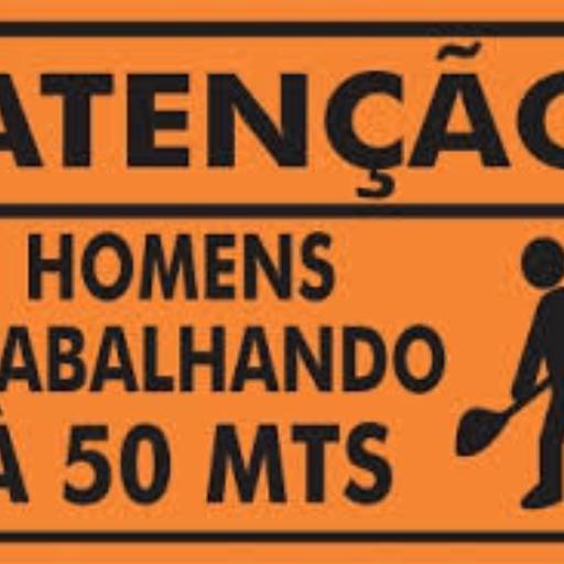PLACAS DE SINALIZAÇÃO DE OBRAS por Sinalplaca