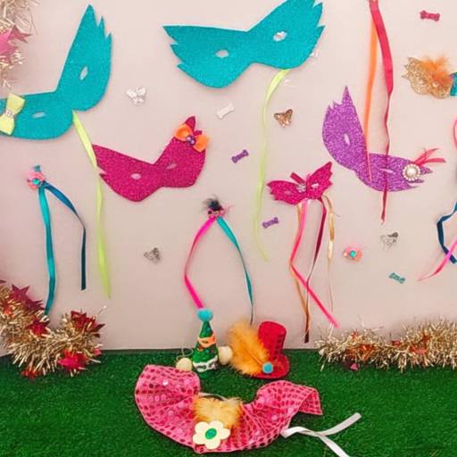 Banho temático - CarnavAU em Bauru por Tia Angela Centro de Estética Animal