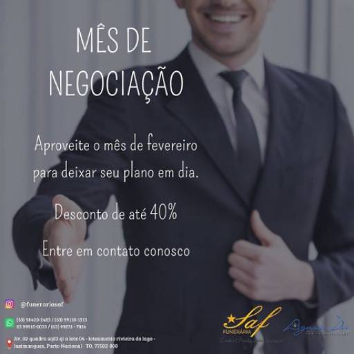 Mês de Negociação - Desconto de até 40%