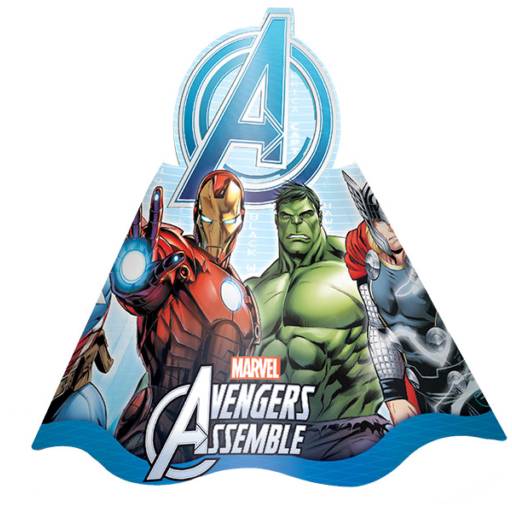 Chapéu Aniversário Avengers Animated por Eloy Festas