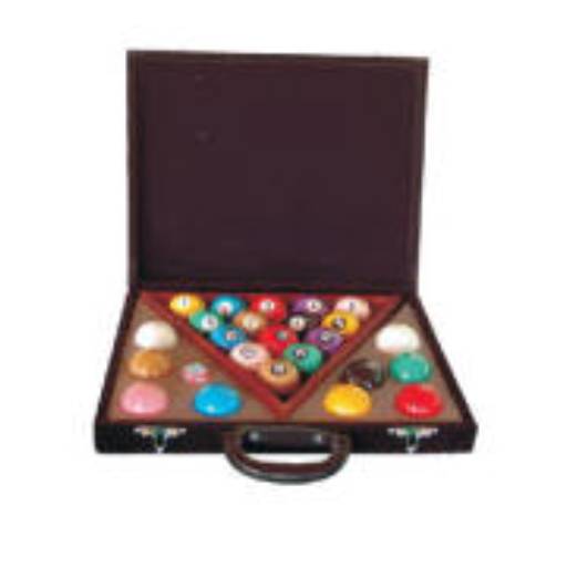 Estojo para 2 Jogos de Bolas com Triângulo por Bilhar Premium