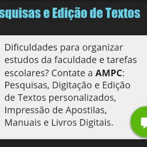 Pesquisas e Edição de Textos por Ampc Solucoes Em Informatica