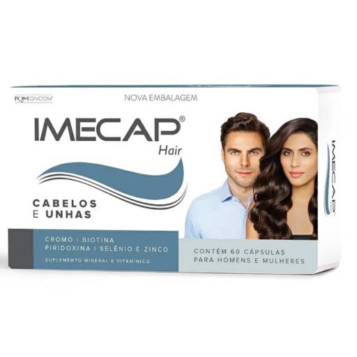 Imecap Hair Cabelos E Unhas - 60 Cápsulas