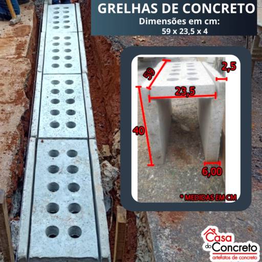 Grelhas de Concreto em São José do Rio Preto, SP por Casa do Concreto 