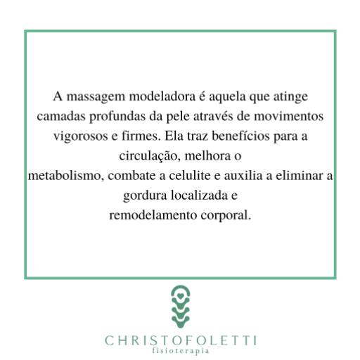 Massagem Modeladora - Dr.ª Paula Christofoletti por Clínica Christofoletti Fisioterapia Estética Pilates