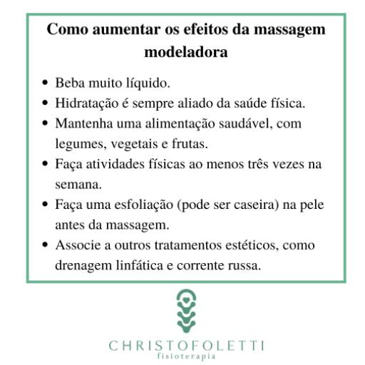 Massagem Modeladora - Dr.ª Paula Christofoletti por Clínica Christofoletti Fisioterapia Estética Pilates