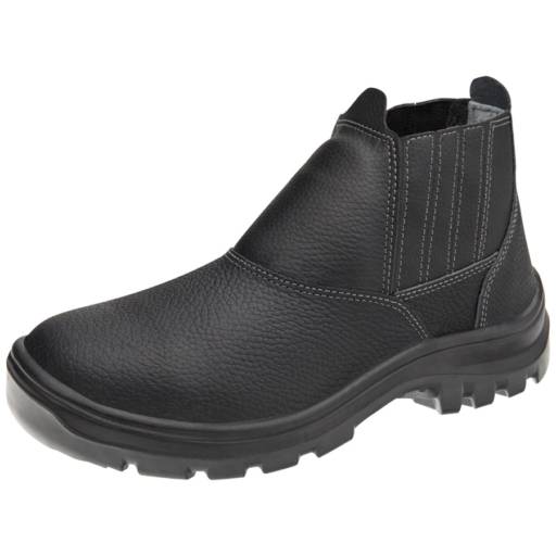 BOTA COURO BI ELAST BICO PLAST T36 CA 28498 10 VB48BP VULCAFLEX por Consmed EPI