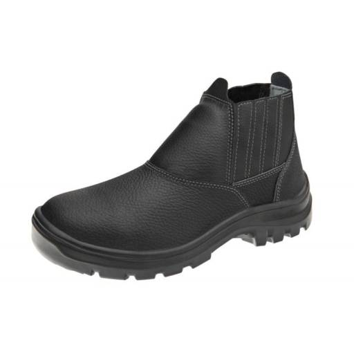 BOTA COURO BI ELAST BICO PLAST T43 CA 28498 10 VB48BP VULCAFLEX por Consmed EPI