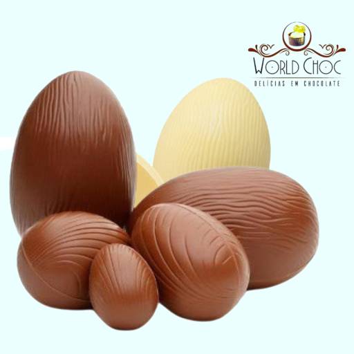 Comprar o produto de Ovo de páscoa Tradicional - Ao Leite 1kgr em Ovo de Páscoa pela empresa World Choc em Jundiaí, SP por Solutudo