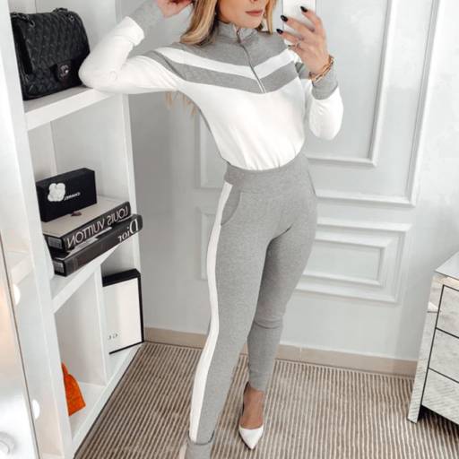 Conjunto Moletinho Feminino Alice por Fashion Lee