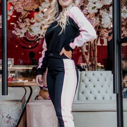 Conjunto Moletom Feminino Poli por Fashion Lee