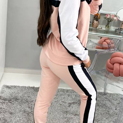 Conjunto Moletom Feminino Poli por Fashion Lee