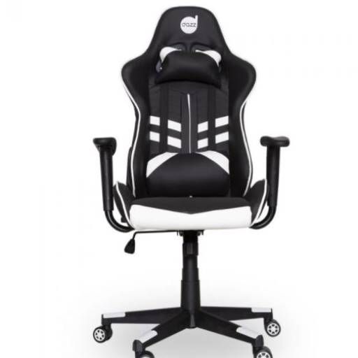 Comprar o produto de Cadeira Gamer Prime­X Preto/Branco Dazz em Cadeiras Gamer pela empresa Senhor Smart - Curitiba  em Curitiba, PR por Solutudo