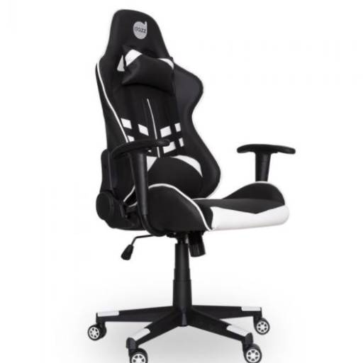 Cadeira Gamer Prime­X Preto/Branco Dazz por Senhor Smart - Curitiba 