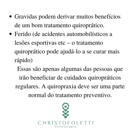 Quiropraxia - Dra. Paula Christofoletti  por Clínica Christofoletti Fisioterapia Estética Pilates