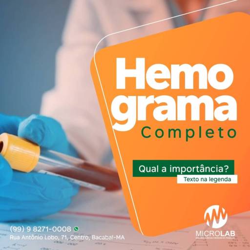 Hemograma Completo por Microlab Exames Laboratoriais E Medicina Do Trabalho