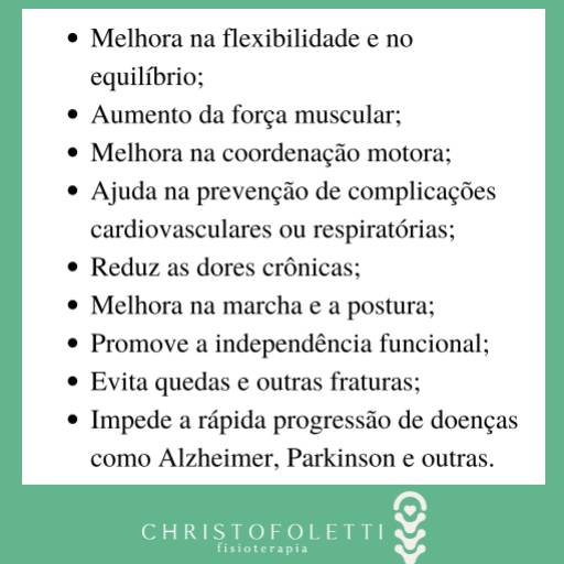 Fisioterapia Geriátrica - Dra. Paula Christofoletti   por Clínica Christofoletti Fisioterapia Estética Pilates