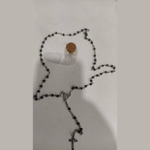 Terço de Pescoço de Hematita em Garrafa por A Feira de Aparecida Online