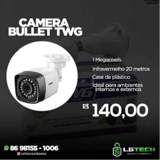 Câmera Bullet TWG por Lg Tech - Segurança Eletrônica