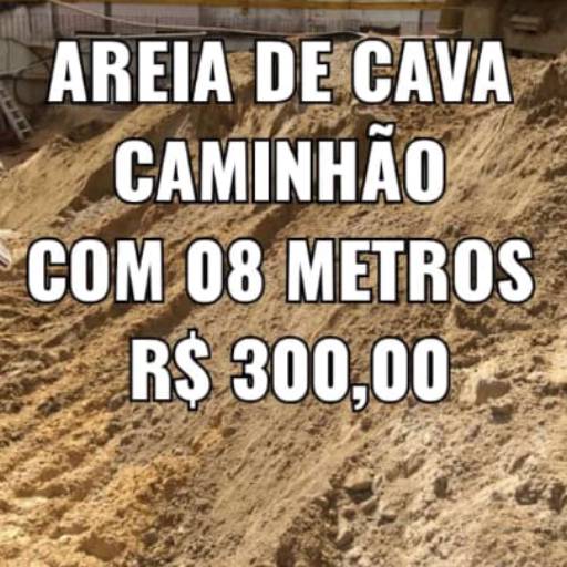Caminhão de areia cava com 8 metros